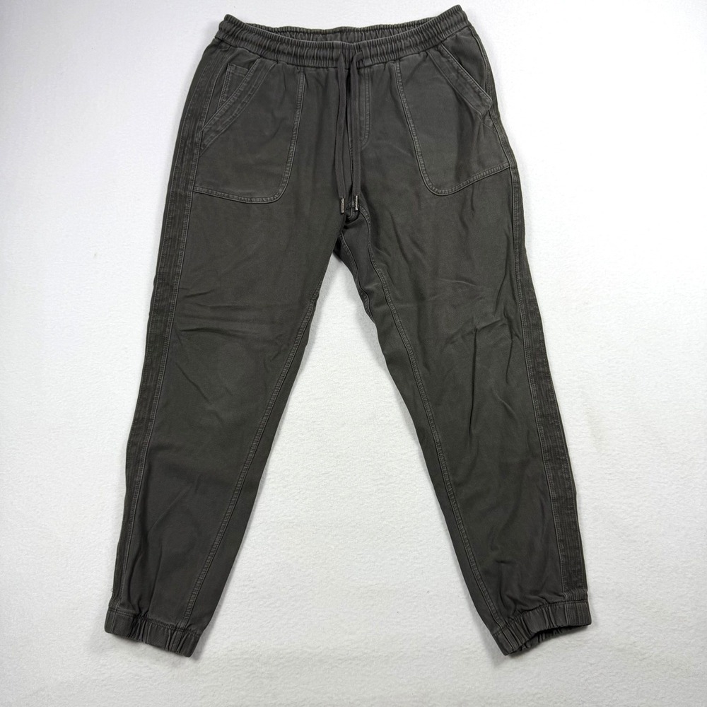 Athleta Farallon Jogger Gray Organic Cotton Utility Pants Size 10 596328